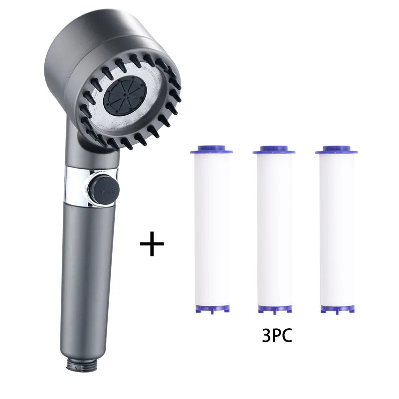 High Pressure Showerhead Portable Filter