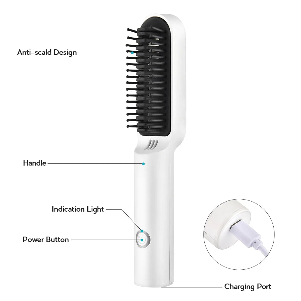 HotBrush - Wireless Hair Straightener