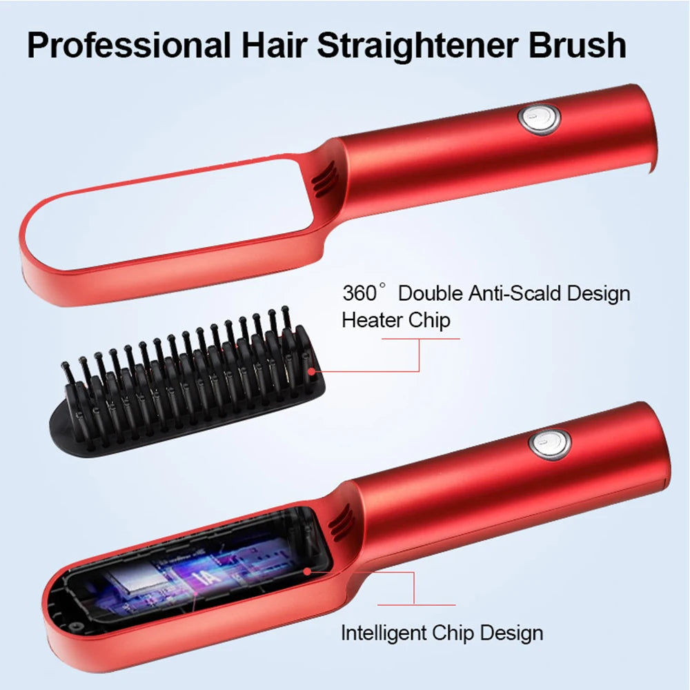 HotBrush - Wireless Hair Straightener