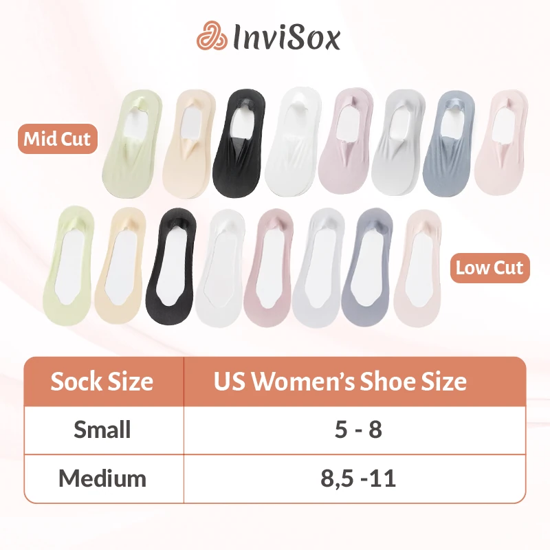 InviSox - Ultra Thin Non Slip No Show Socks