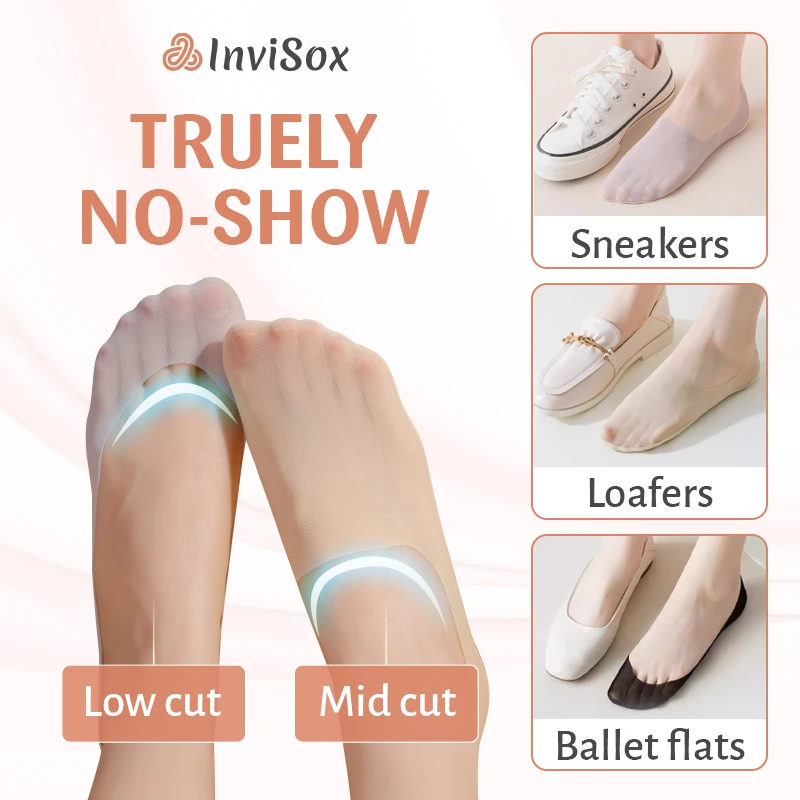 InviSox - Ultra Thin Non Slip No Show Socks