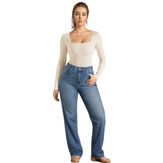 Long Sleeve Shaping Bodysuit - Lulunami