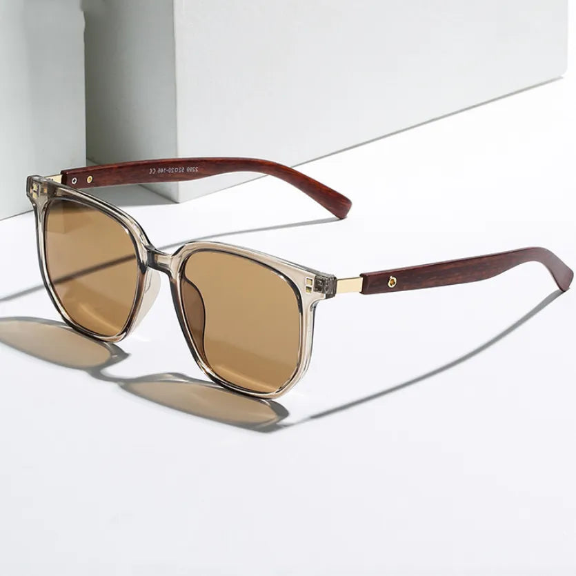 Men's Coastal Wood-Grain Sunglasses