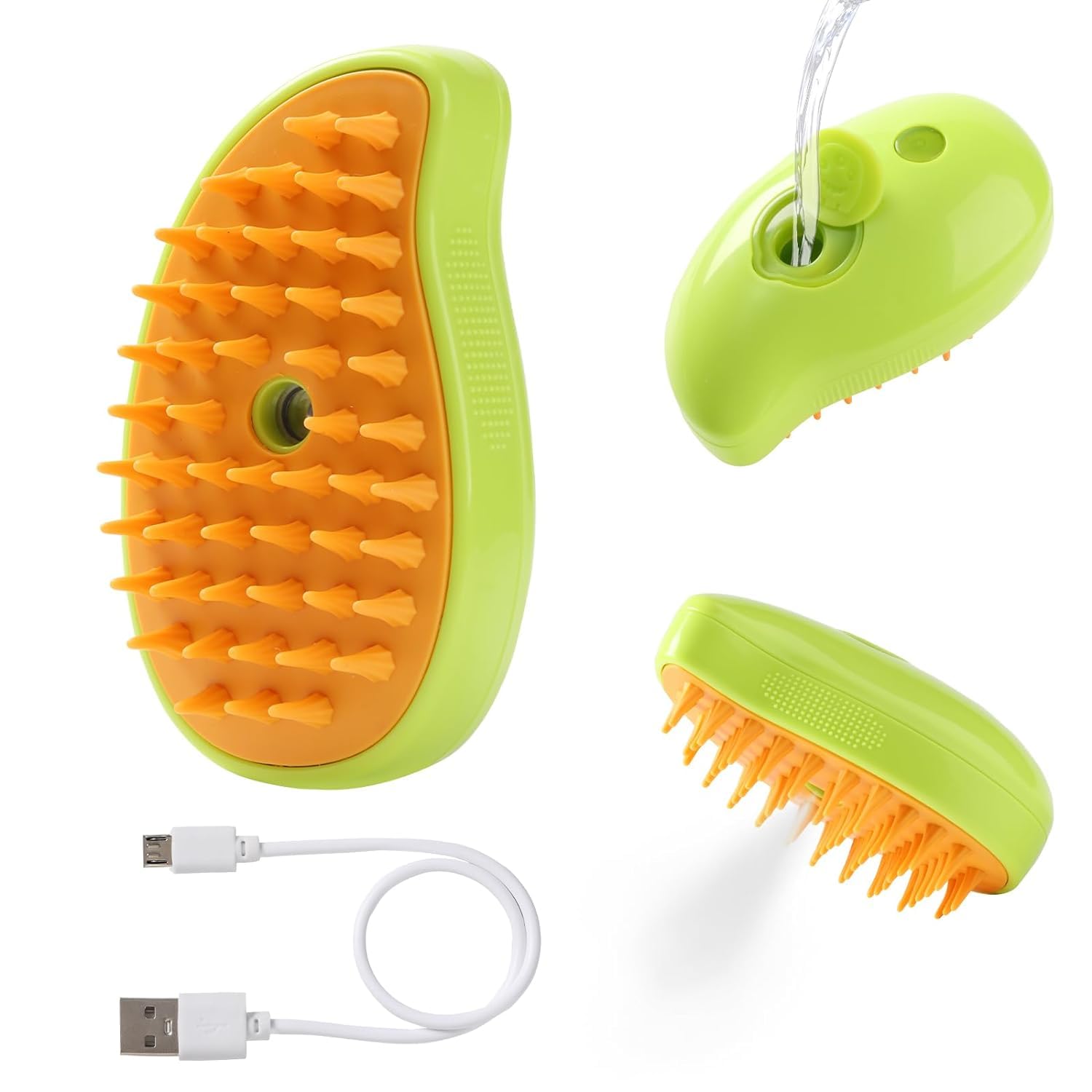 Nano Mist Spray Steamy Pet Comb Brush for Cats & Dogs