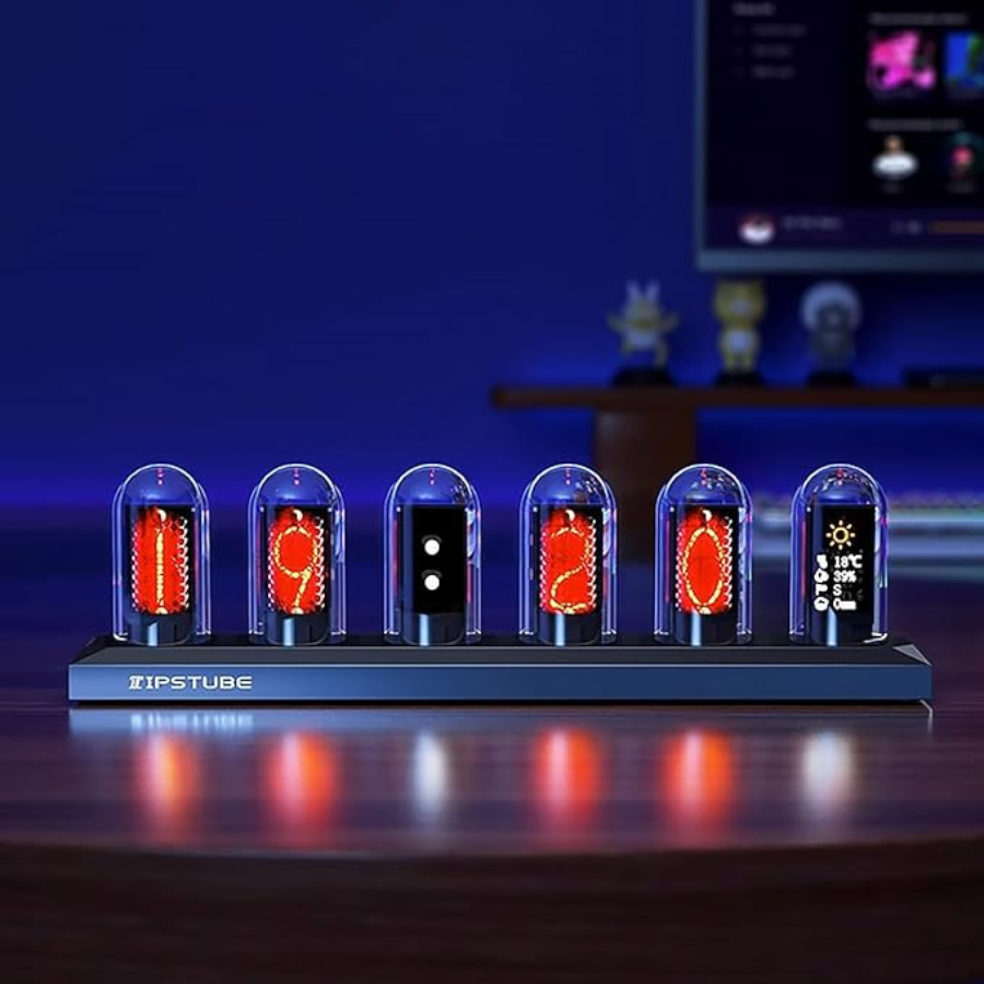 NeoRadiance - RGB Nixie Tube Clock LED Multimedia Display