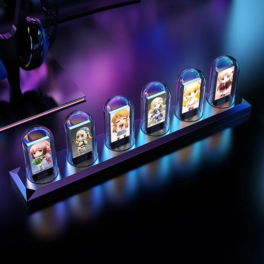 NeoRadiance - RGB Nixie Tube Clock LED Multimedia Display