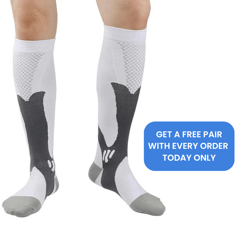 ReliefFlex Compression Socks (20-30 mmHg) - Free Pair Included