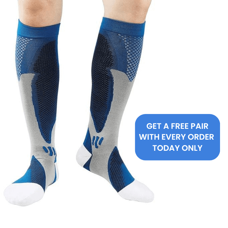 ReliefFlex Compression Socks (20-30 mmHg) - Free Pair Included