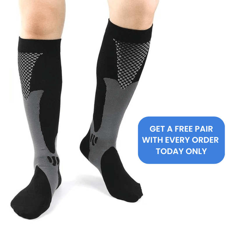 ReliefFlex Compression Socks (20-30 mmHg) - Free Pair Included