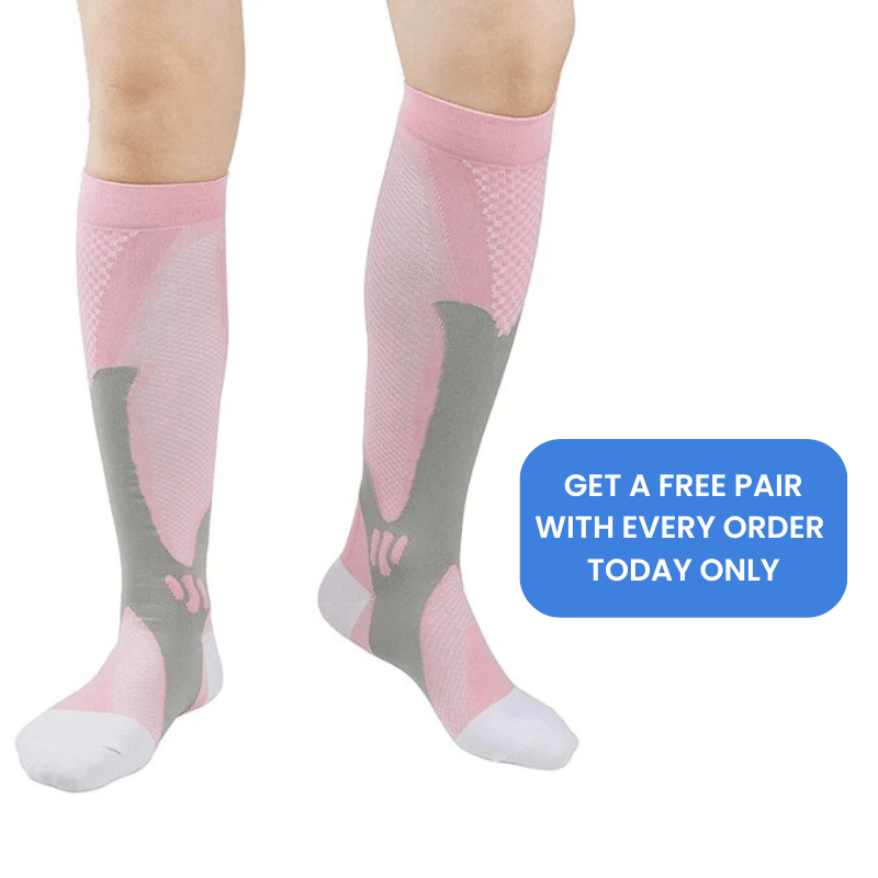 ReliefFlex Compression Socks (20-30 mmHg) - Free Pair Included