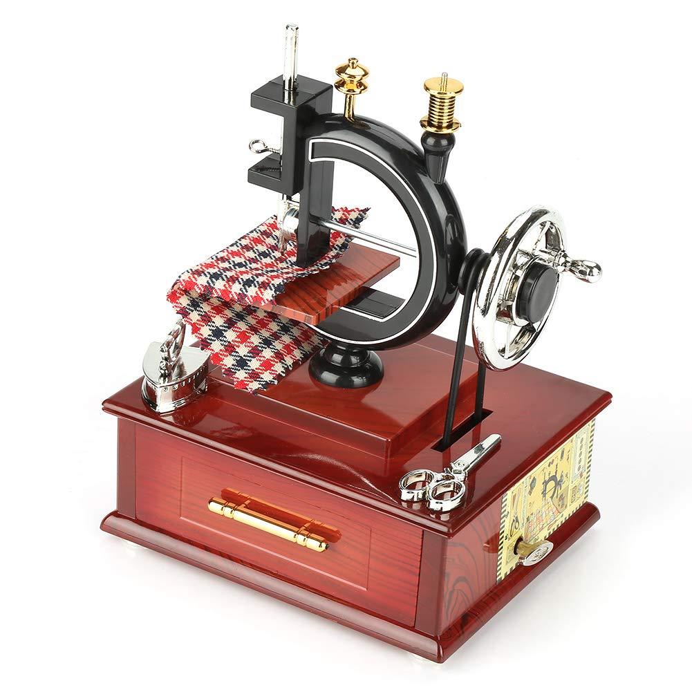 Retro Sewing Machine Musical Box