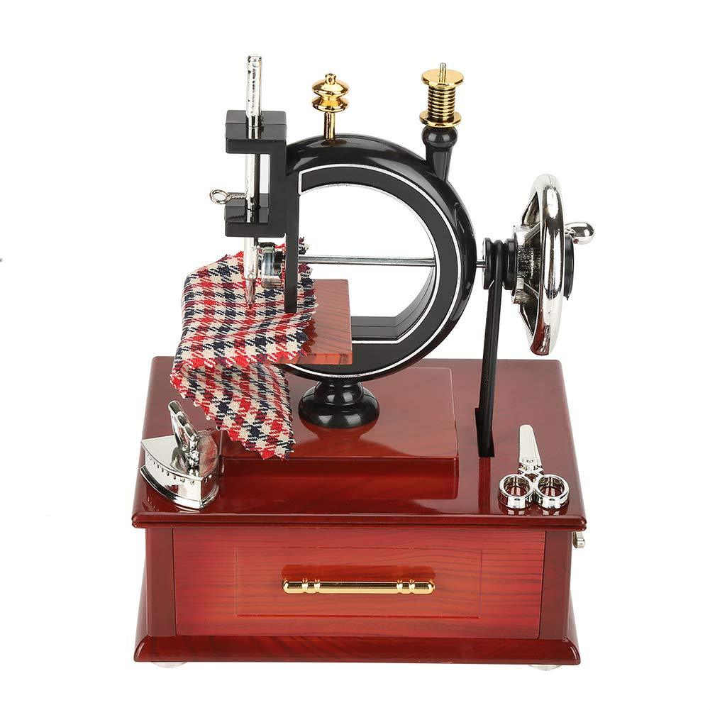 Retro Sewing Machine Musical Box