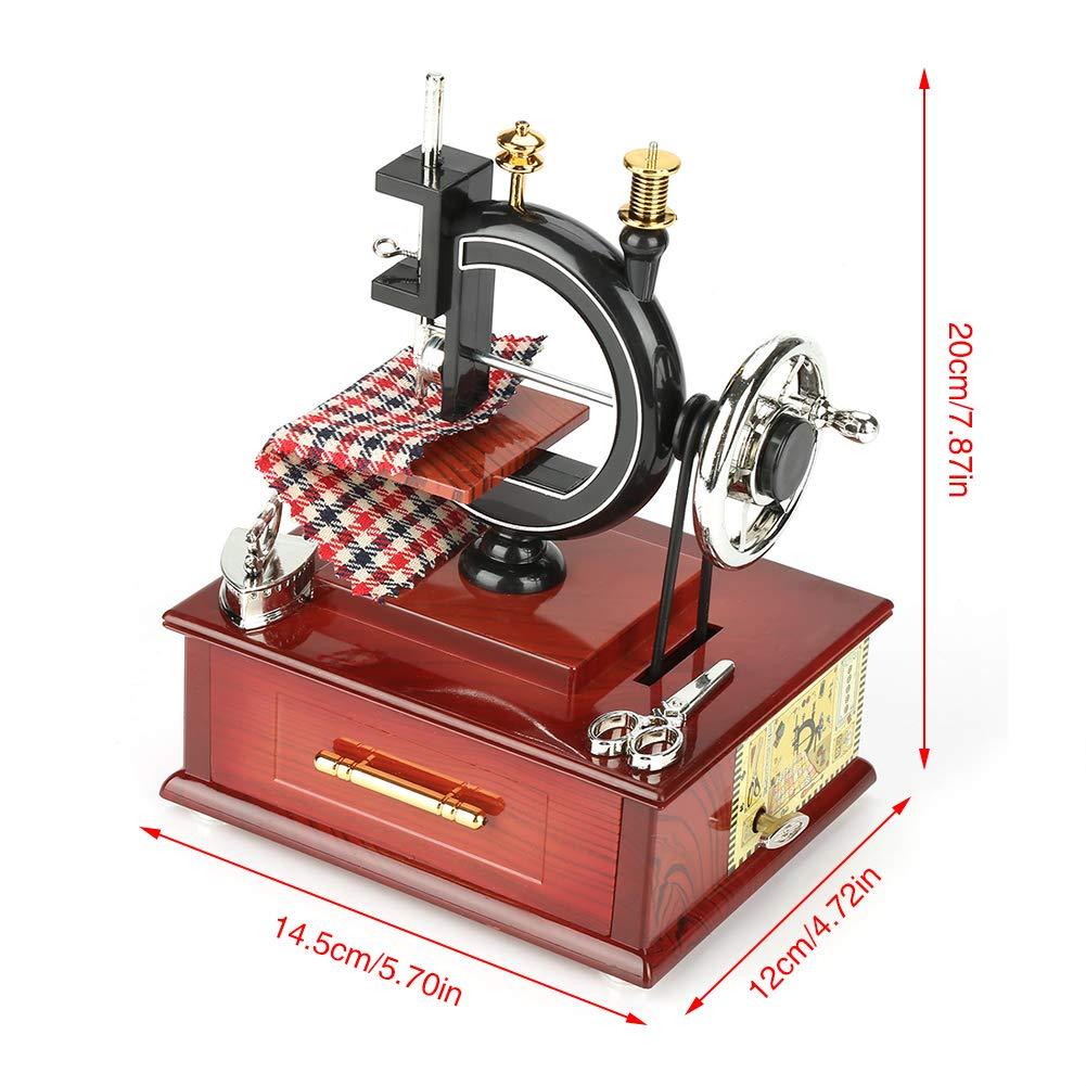 Retro Sewing Machine Musical Box