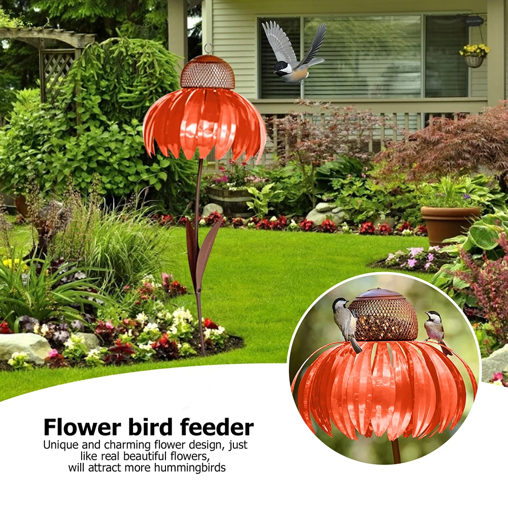 Sherem Outdoor Flower Bird Feeder