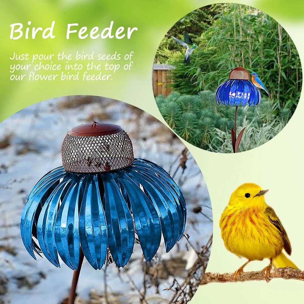 Sherem Outdoor Flower Bird Feeder