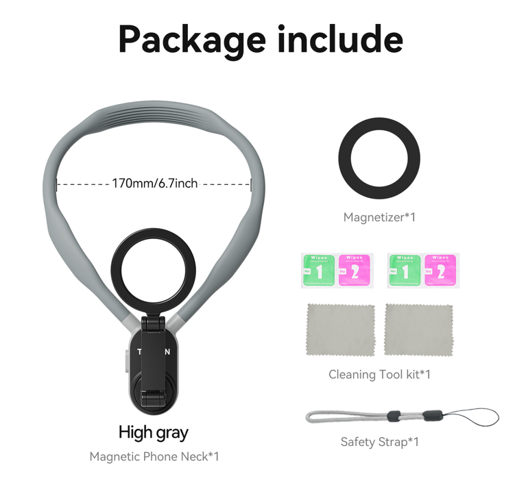 Silicone Magnetic Neck Mount