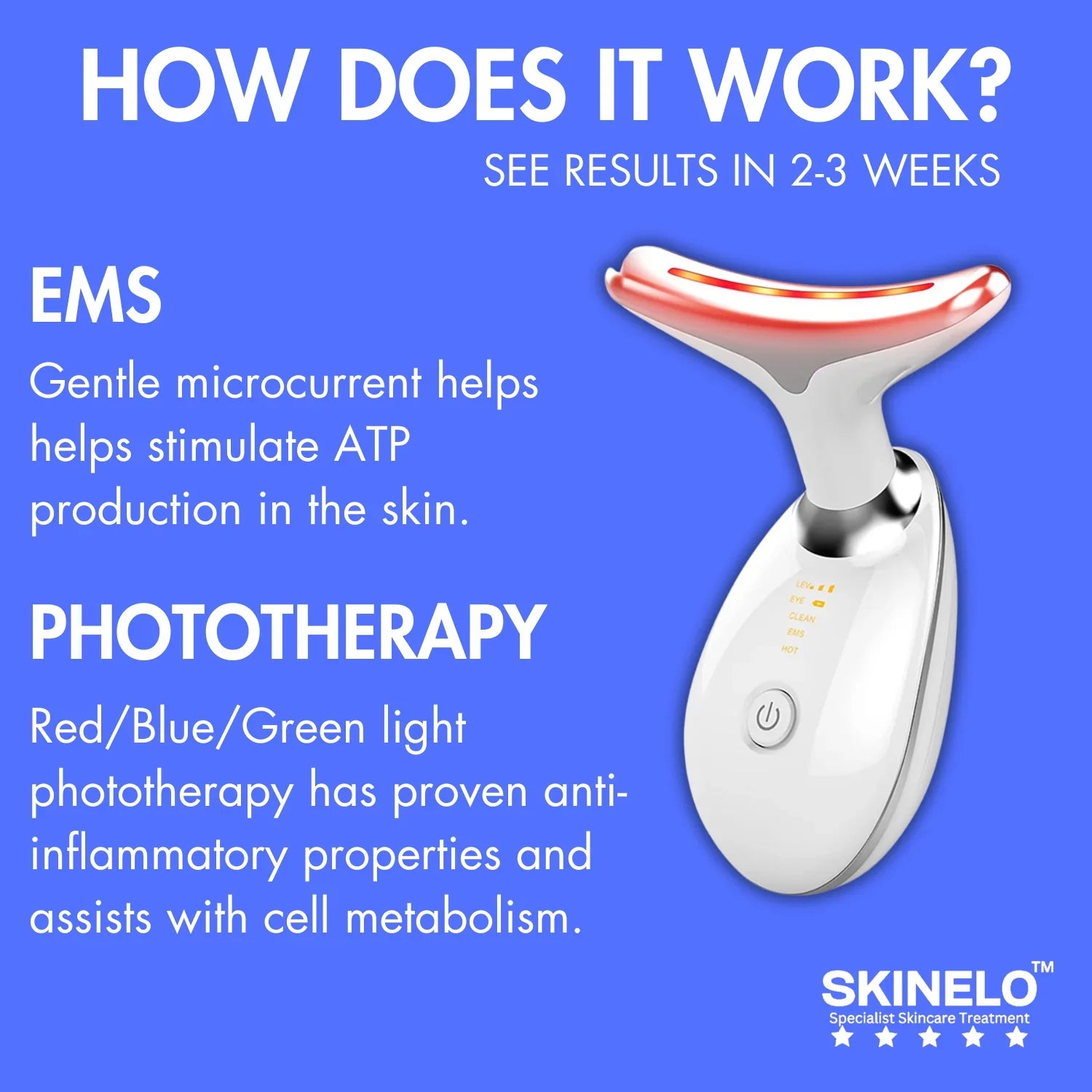 SKINELO - EMS Phototherapy Device