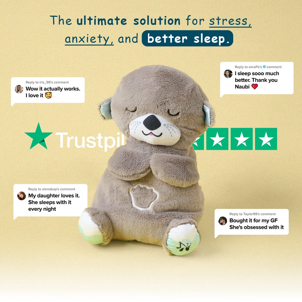 Sleep better with Naubi - The Breathing Otter