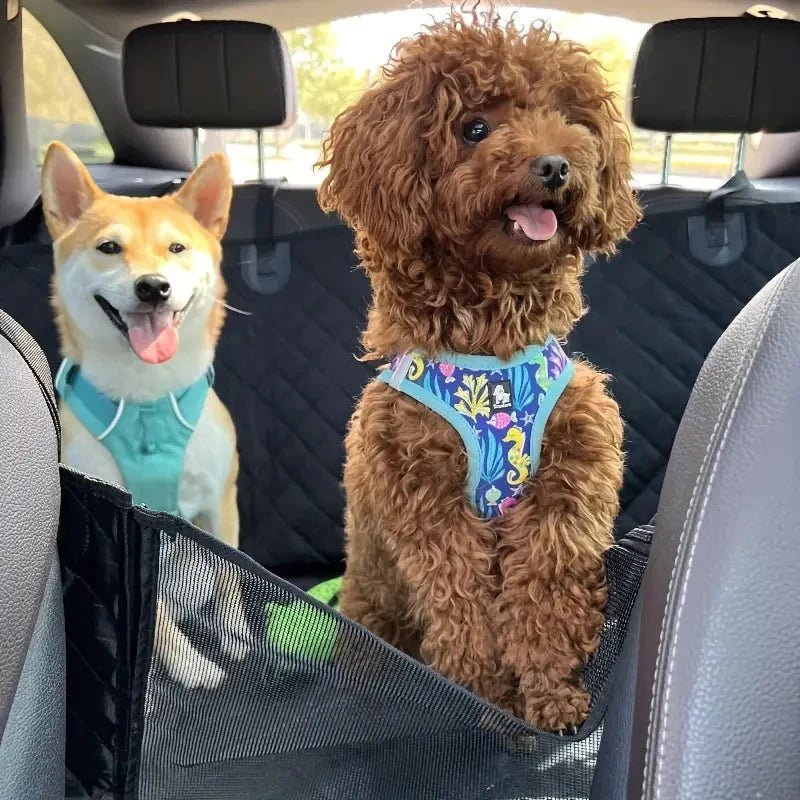 Solid Bottom - Waterproof Car Backseat Dog Mat