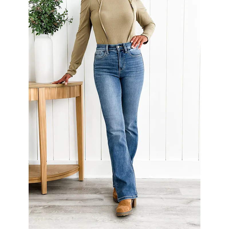 Tummy Control Bootcut Jeans