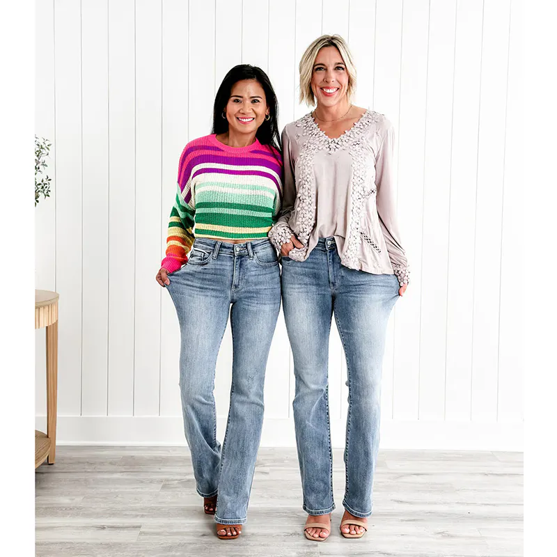 Tummy Control Bootcut Jeans