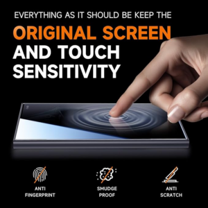 Uierty | Tempered Glass Screen Protector + Quick Installation Tool, Auto Dust-Elimination Installation, Bubble Free, Case Friendly, Anti-Scratch