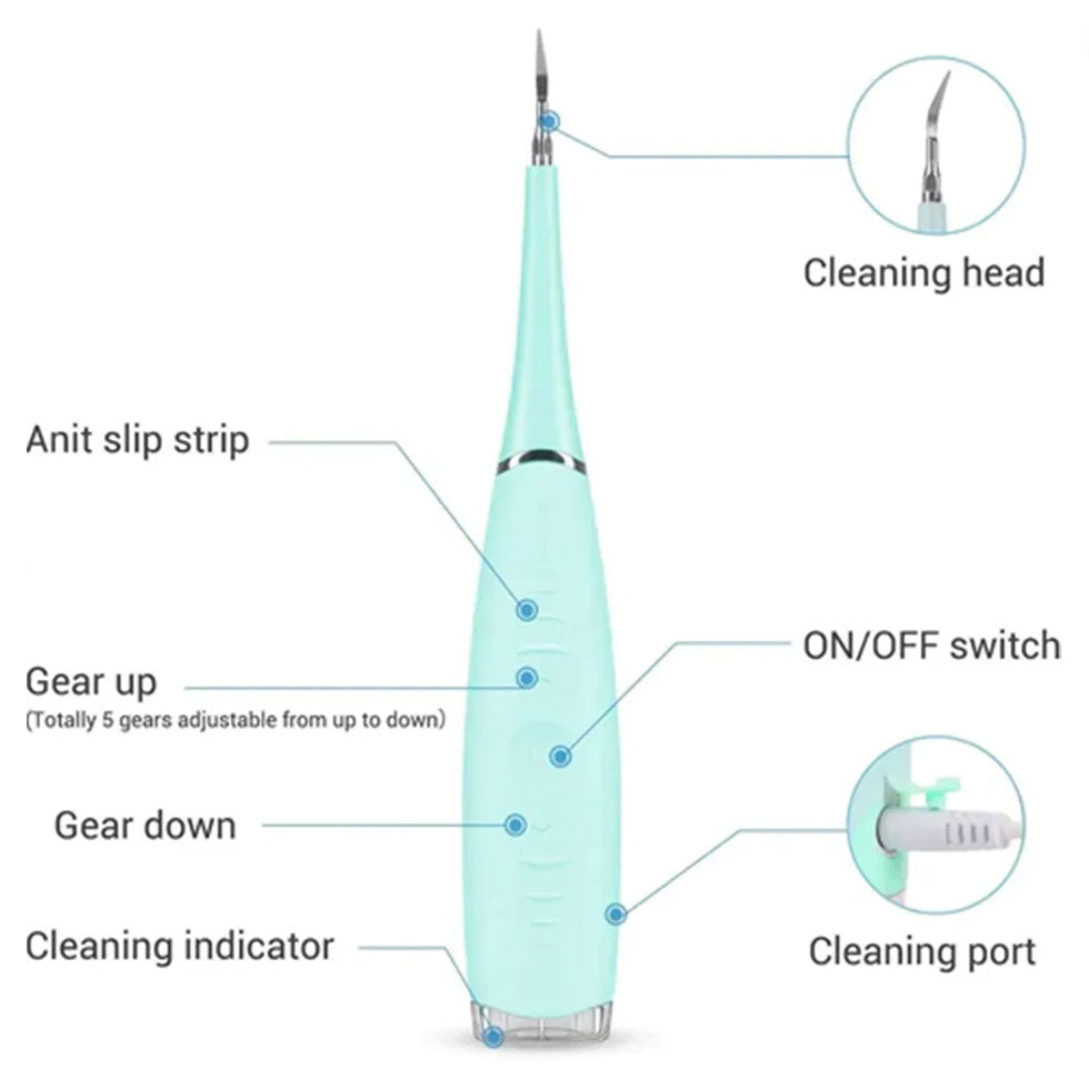 Ultrasonic Tooth Cleaning Wand