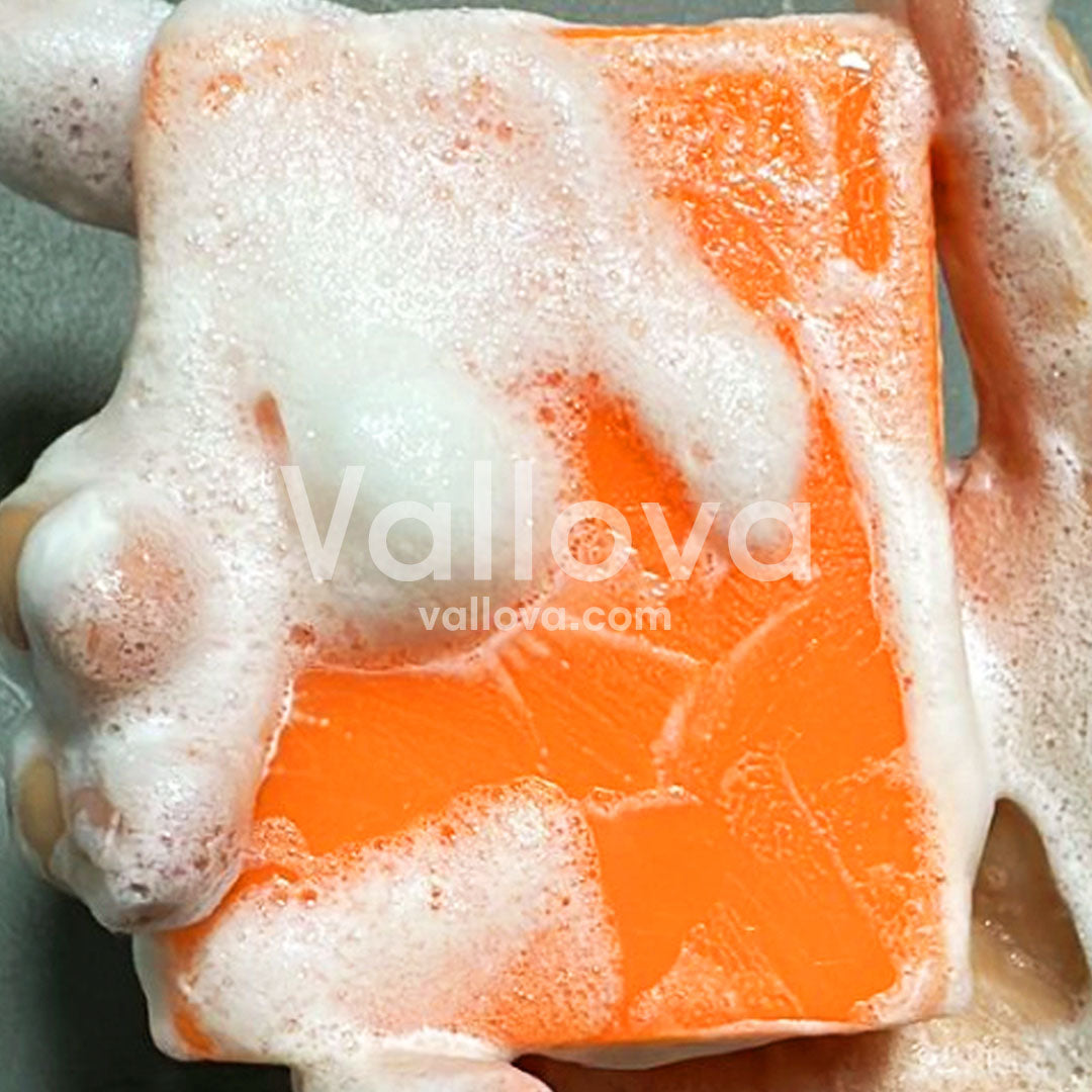 Vallova's Handmade Kojic Turmeric Brightening Bar for Dark Spots