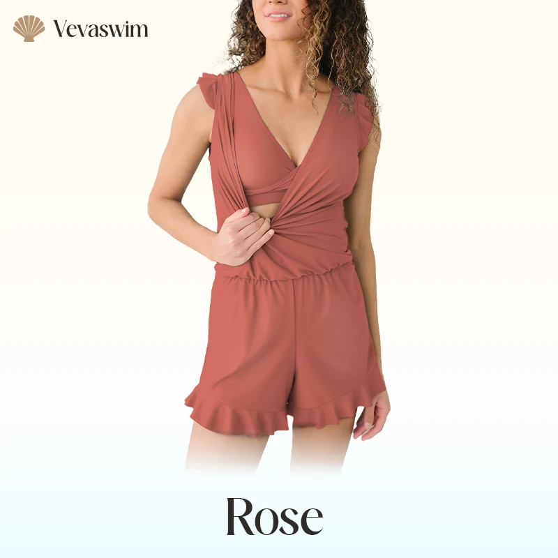 Vevaswim - Swim Romper with Built-in Bra