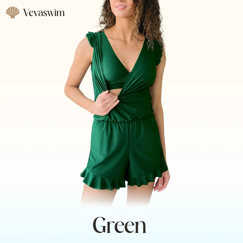 Vevaswim - Swim Romper with Built-in Bra