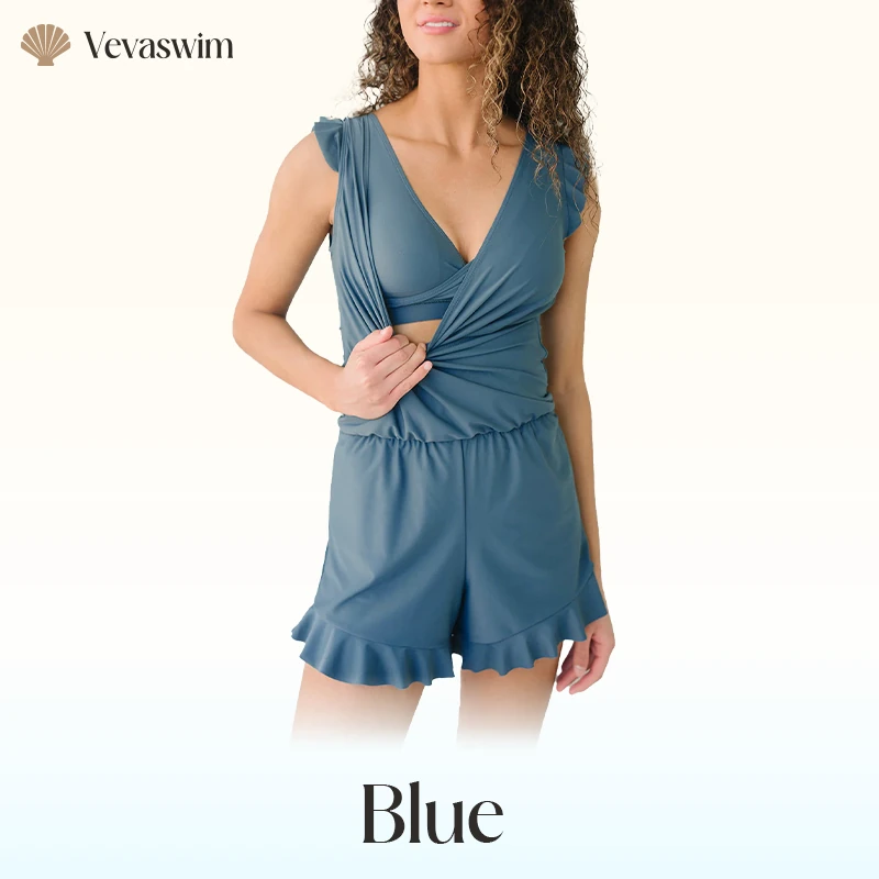 Vevaswim - Swim Romper with Built-in Bra