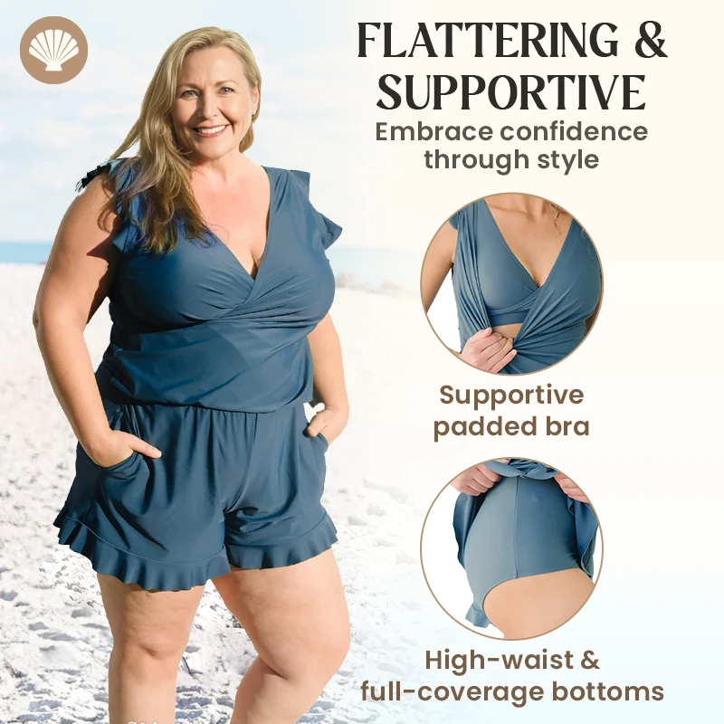 Vevaswim – Swim Romper with Built-in Bra