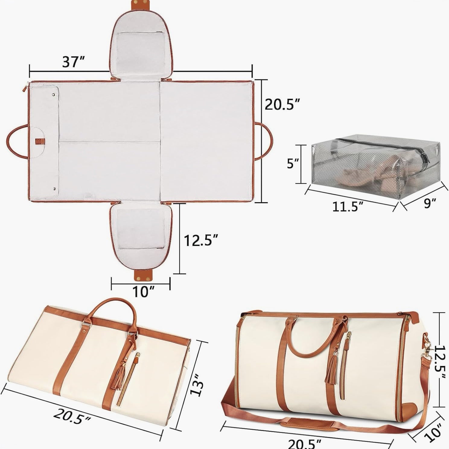 VICIDERCI - Foldable Travel Bag