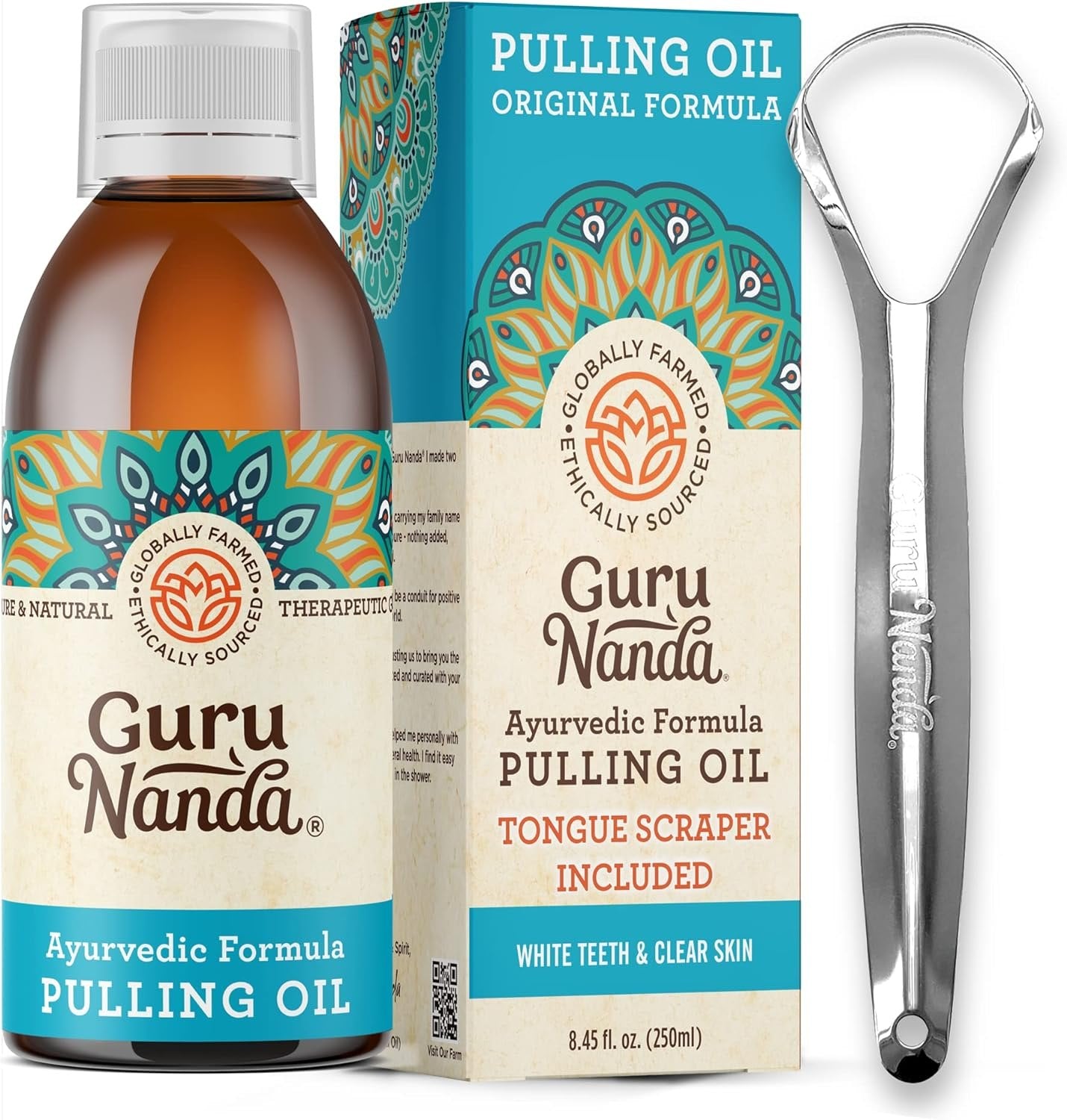 Viral Guru Nanda Coconut Oil Pulling w/ 7 Essential Oils