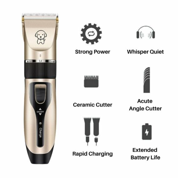 WhisperTrim Pro The Silent Pet Grooming Solution
