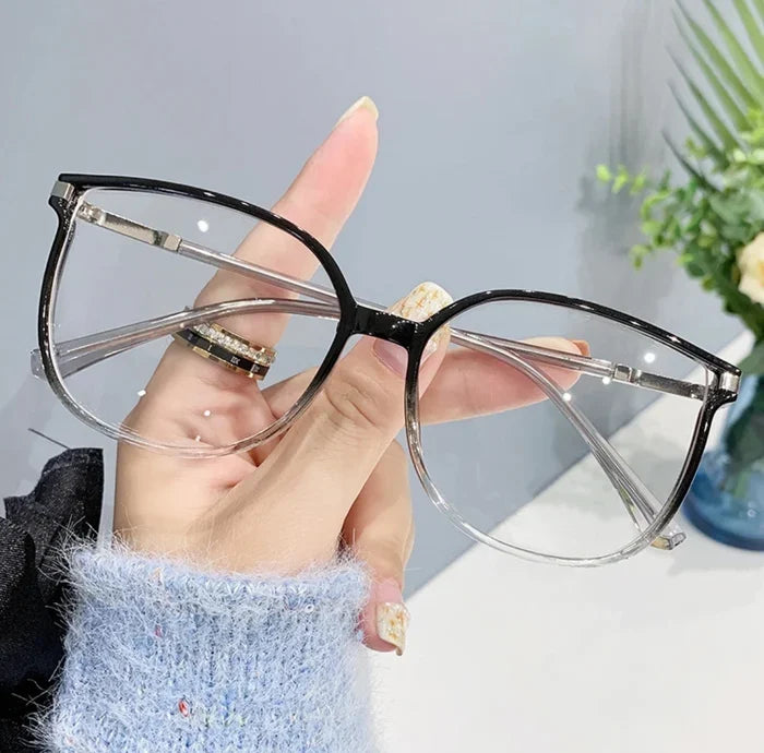 WOMEN'S FASHION LARGE FRAME HD ANTI-BLU-RAY READING GLASSES