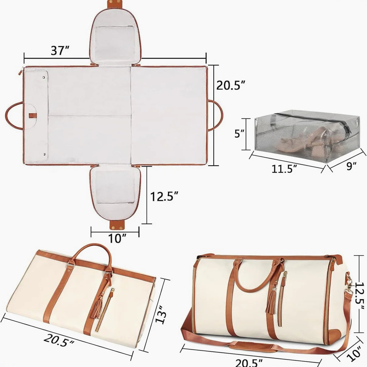 Zentotex Foldable Travel Bag