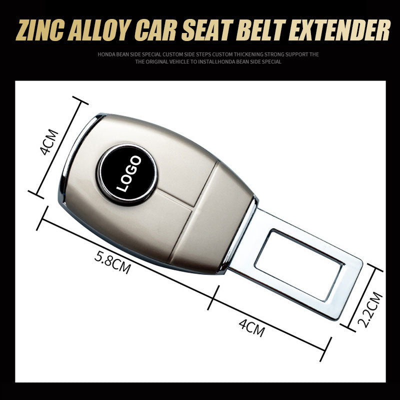 Zinc alloy car seat belt extension buckle