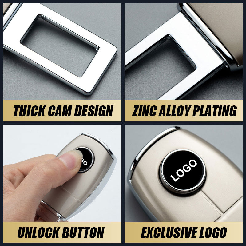 Zinc alloy car seat belt extension buckle