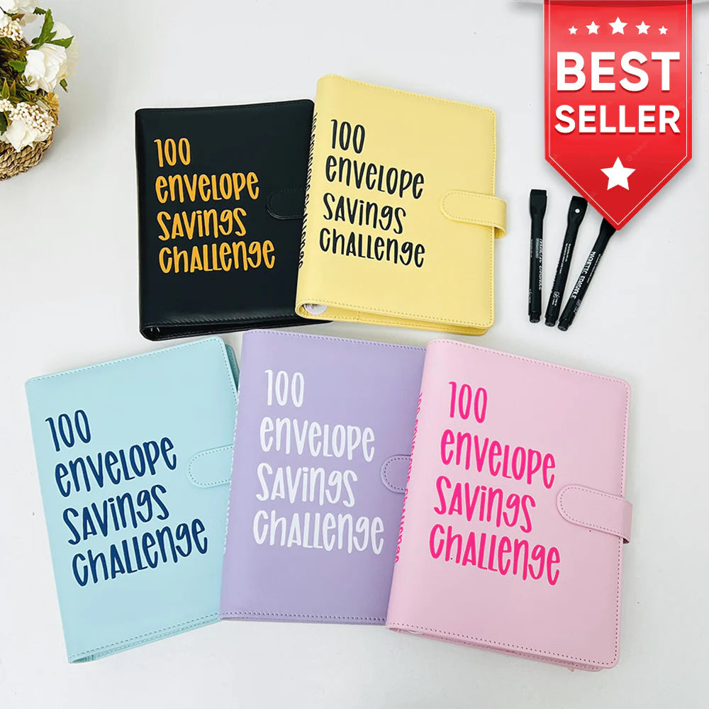 100 Envelope Challenge Binder-Easy And fun Way To Save $5,050