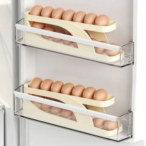 2024 New Automatic Roll-Down Double-layer Egg Dispenser