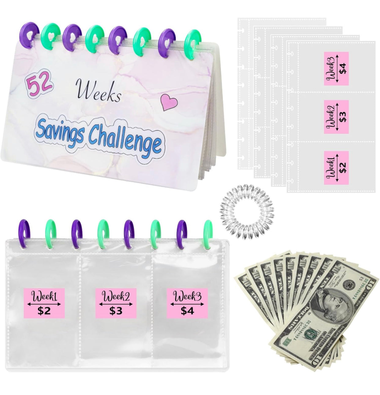 52 weeks saving challenge