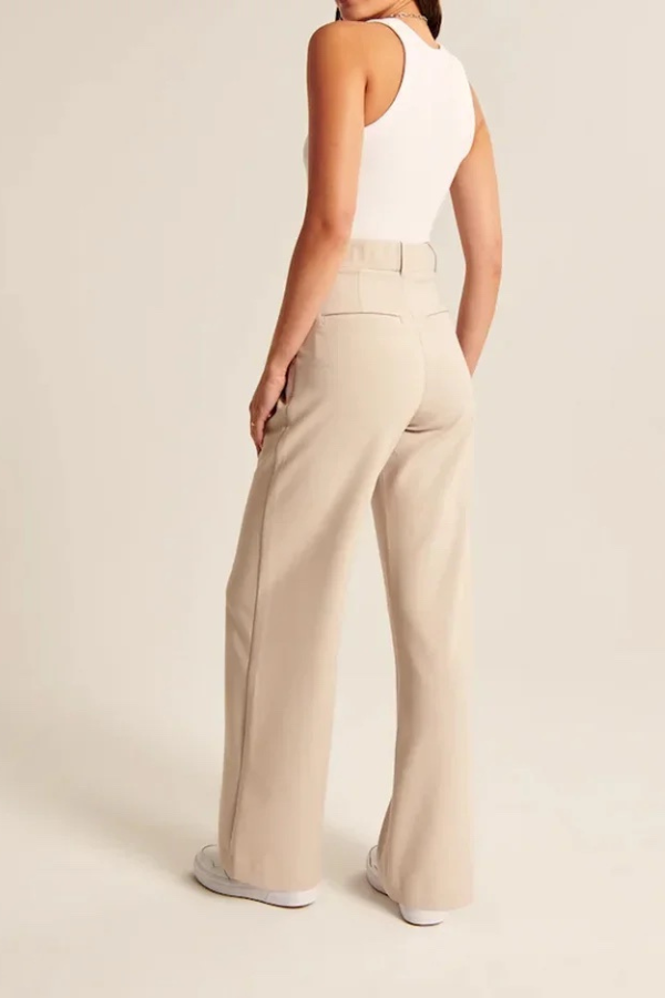 Aerelle Wide Leg Tailored Pants