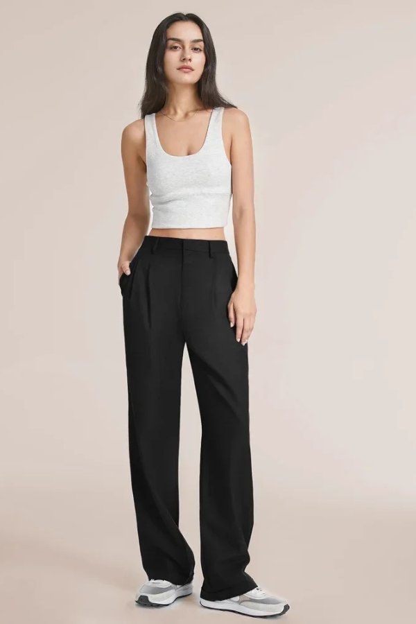 Aerelle Wide Leg Tailored Pants