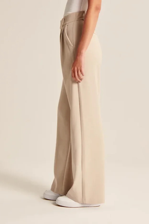 Aerelle Wide Leg Tailored Pants