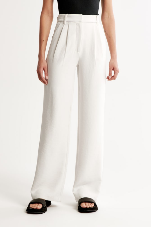 Aerelle Wide Leg Tailored Pants