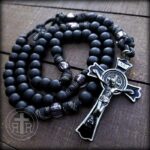 Black strong rosary-Combat rosary-Spiritual gift