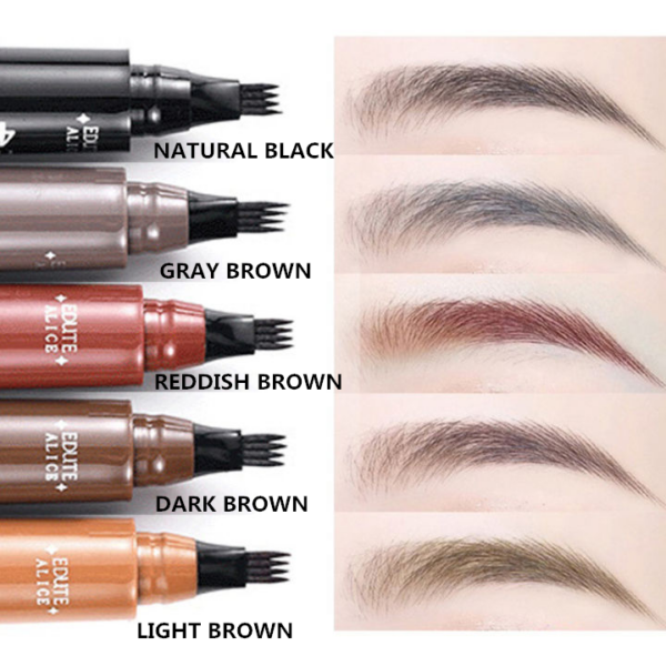 Buy 1 Get 1 Free - 4 Tipped Waterproof Brow Pen