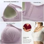 BUY 1 GET 2 FREE - 2023 Front Button Breathable Skin-Friendly Cotton Bra