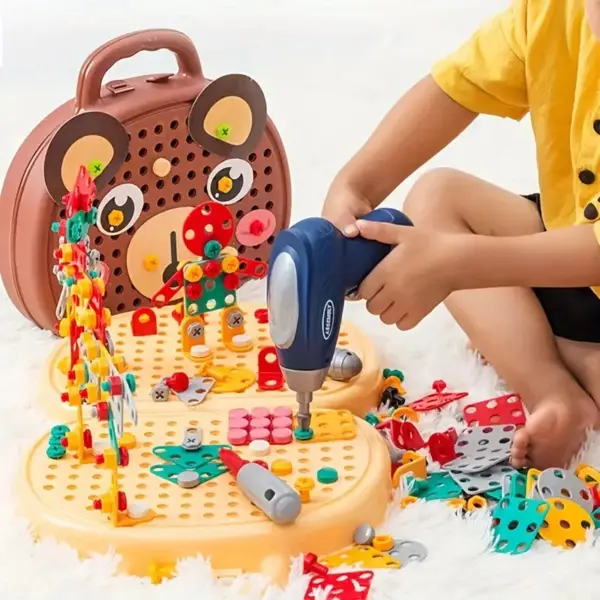 Children Electric Drill Enchanted Toolbox